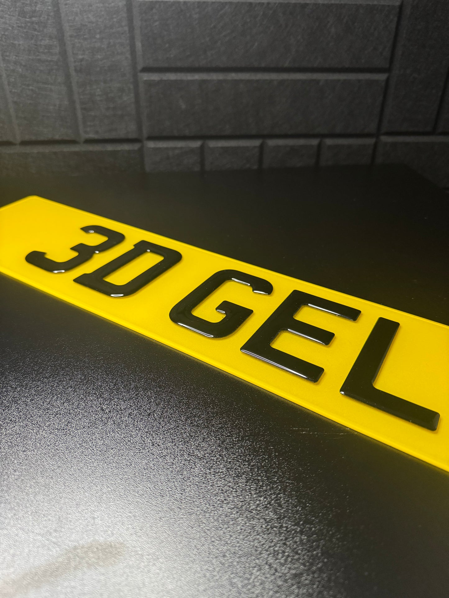 3D Gel Number Plates – Gloss Raised Finish | Road Legal UK
