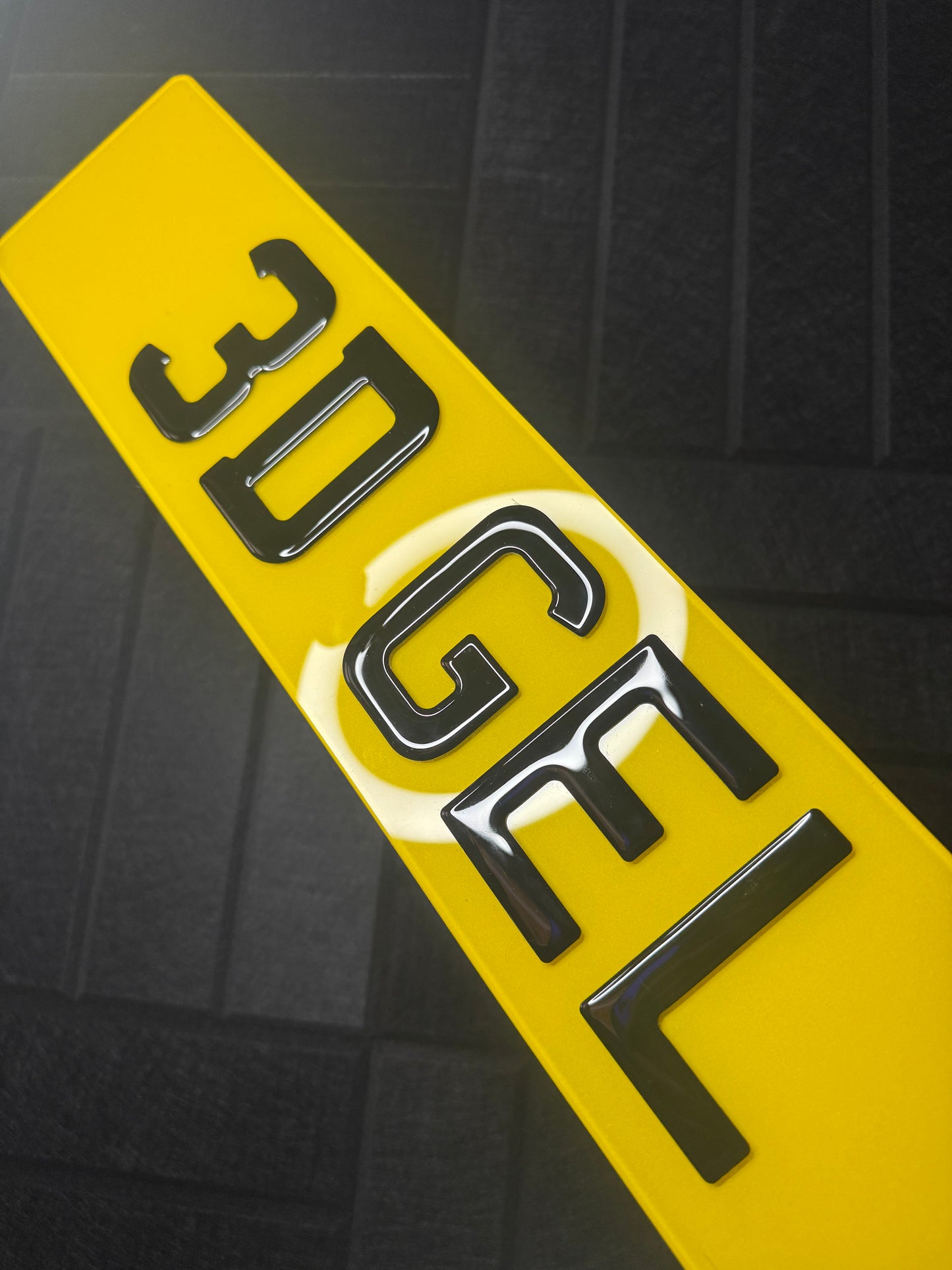 3D Gel Number Plates – Gloss Raised Finish | Road Legal UK