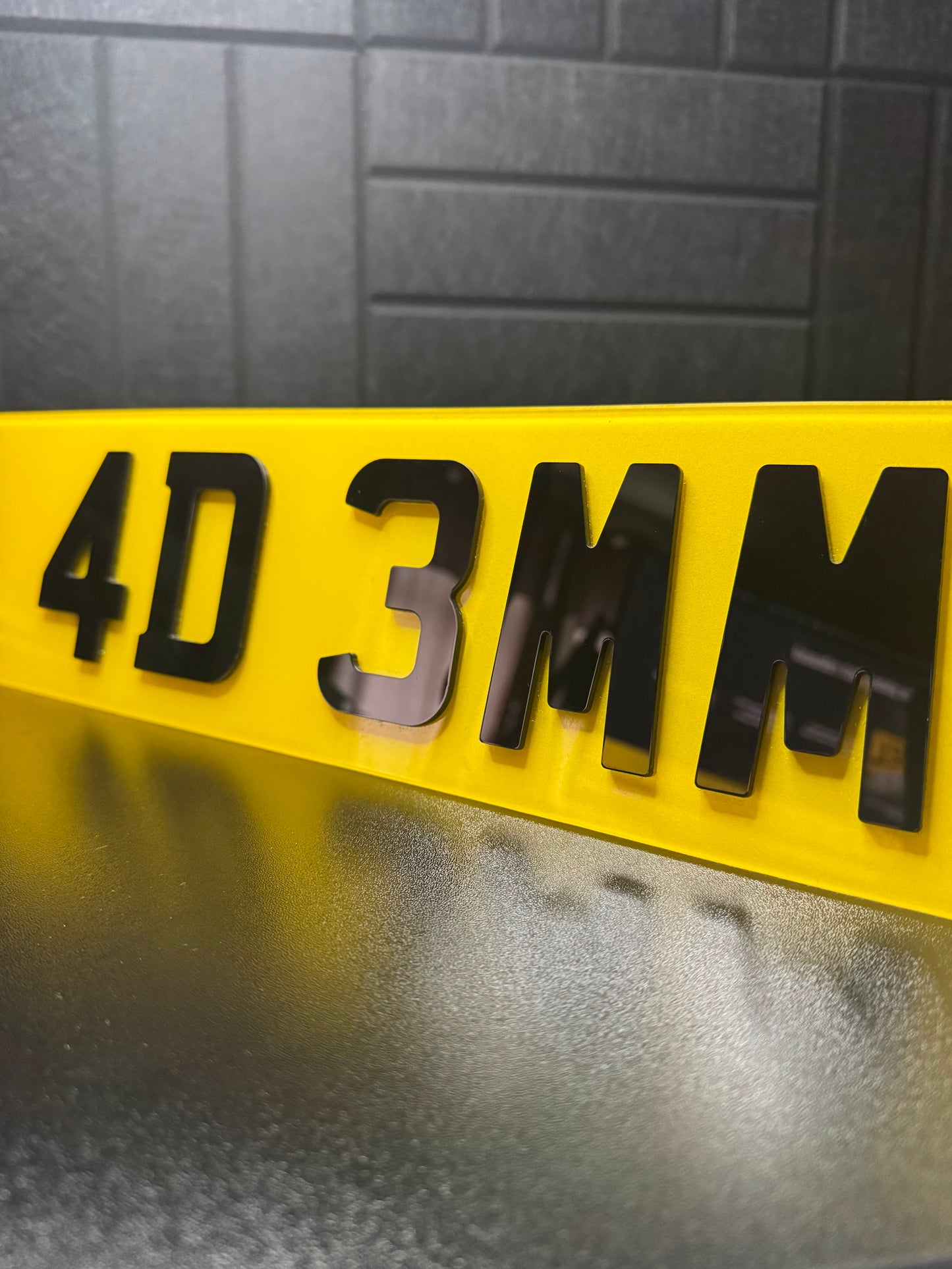 4D Number Plates (3mm) – Precision Cut Acrylic | Road Legal UK