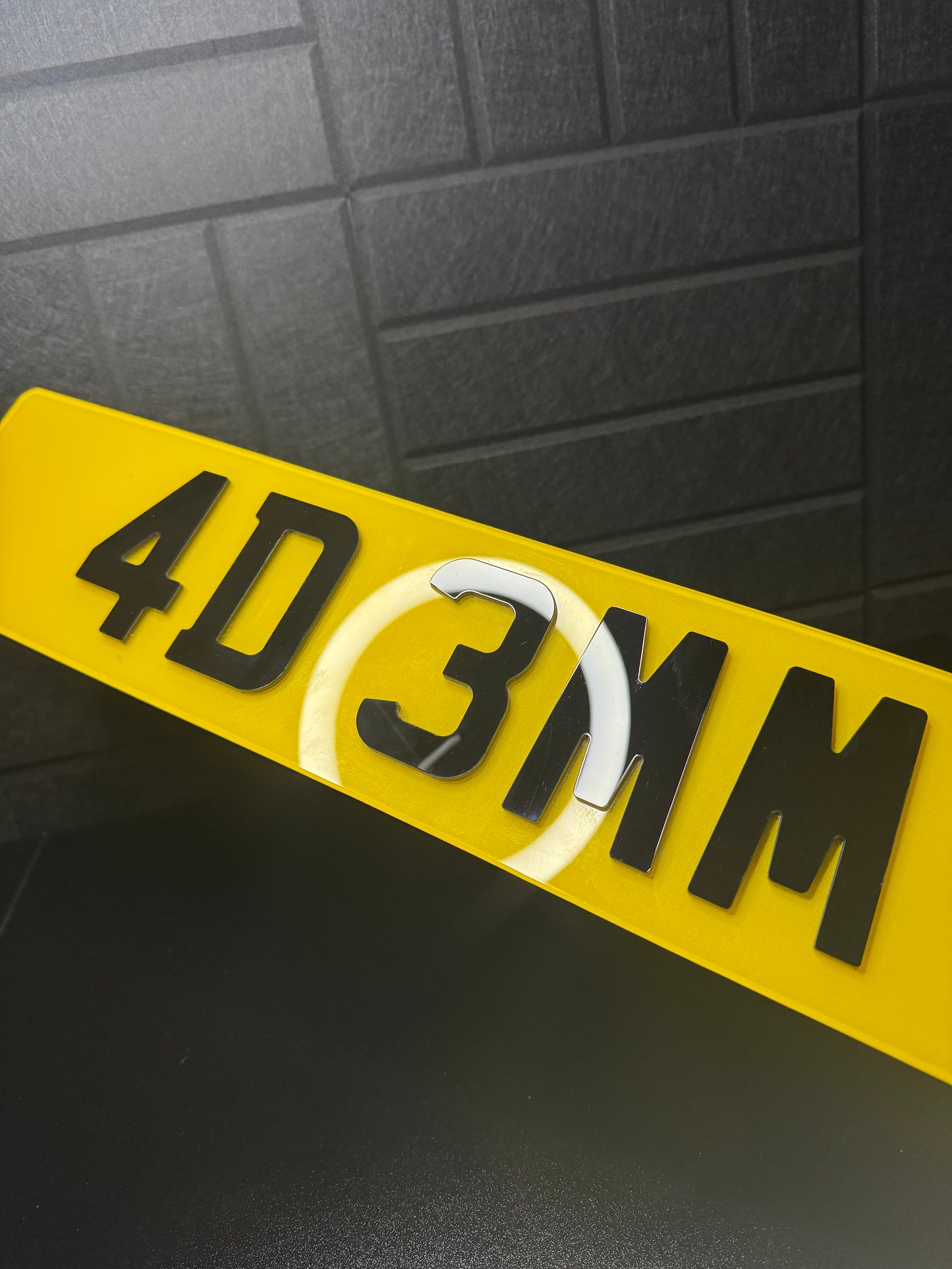 4D Number Plates (3mm) – Precision Cut Acrylic | Road Legal UK