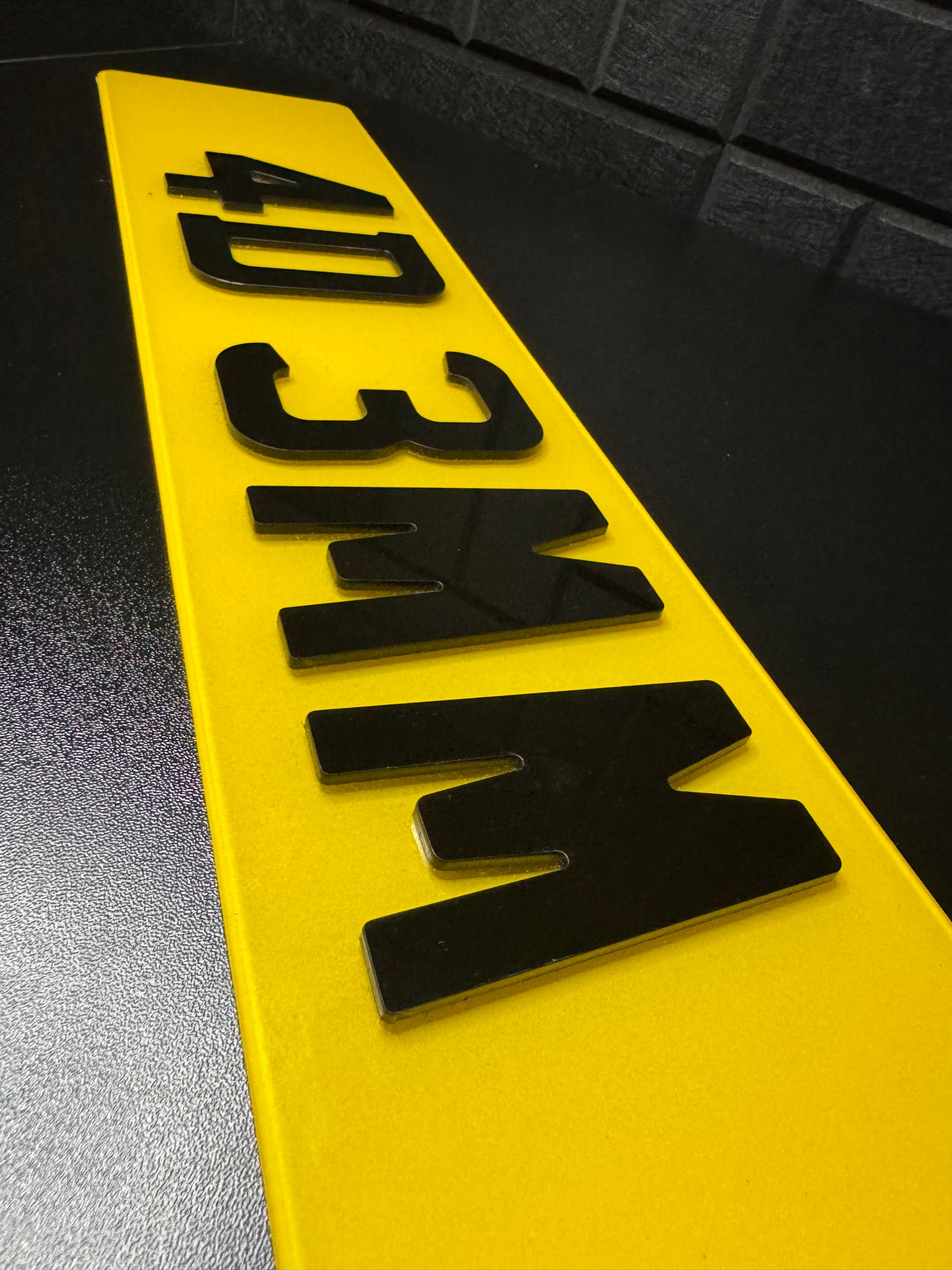 4D Number Plates (3mm) – Precision Cut Acrylic | Road Legal UK
