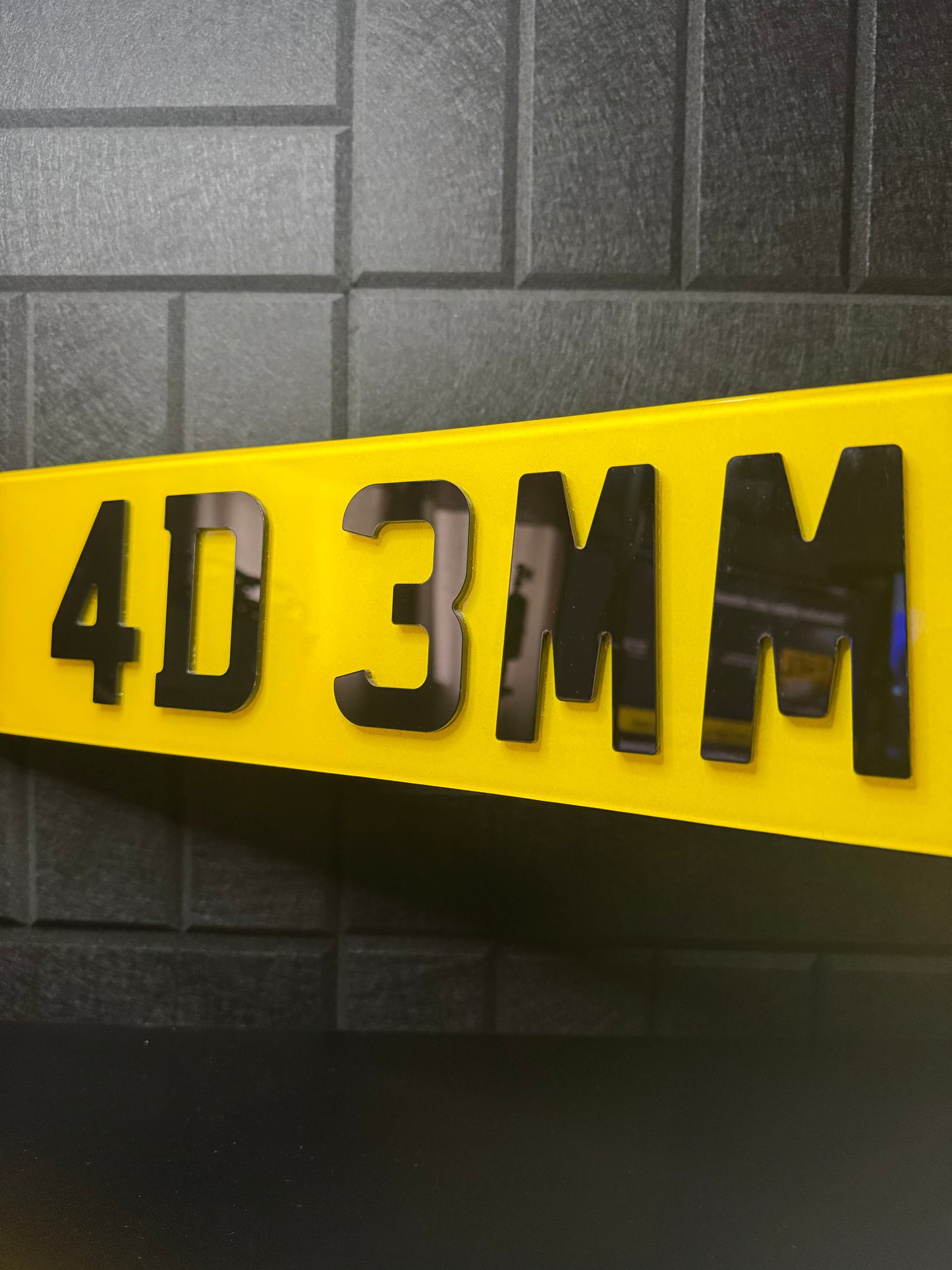 4D Number Plates (3mm) – Precision Cut Acrylic | Road Legal UK