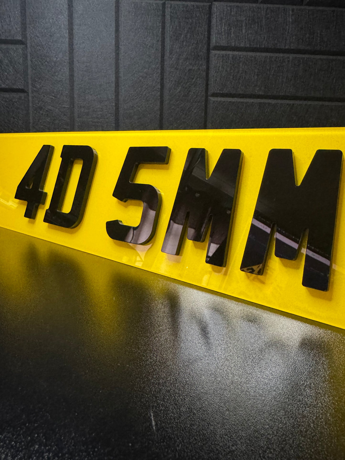 4D Number Plates (5mm) – Extra Thick Acrylic | Premium Road Legal UK