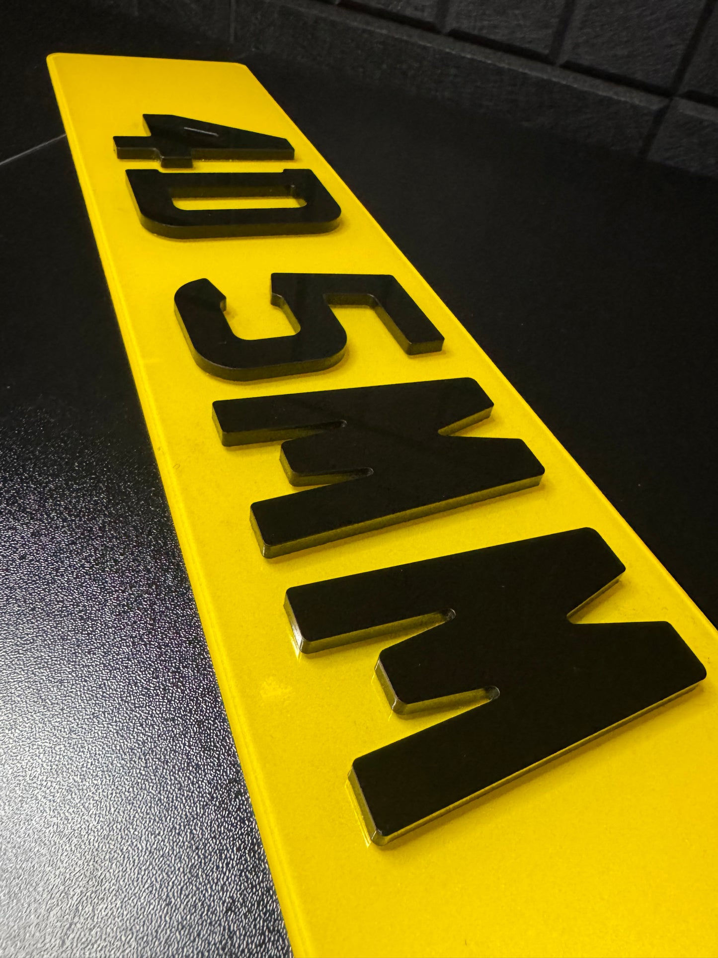 4D Number Plates (5mm) – Extra Thick Acrylic | Premium Road Legal UK