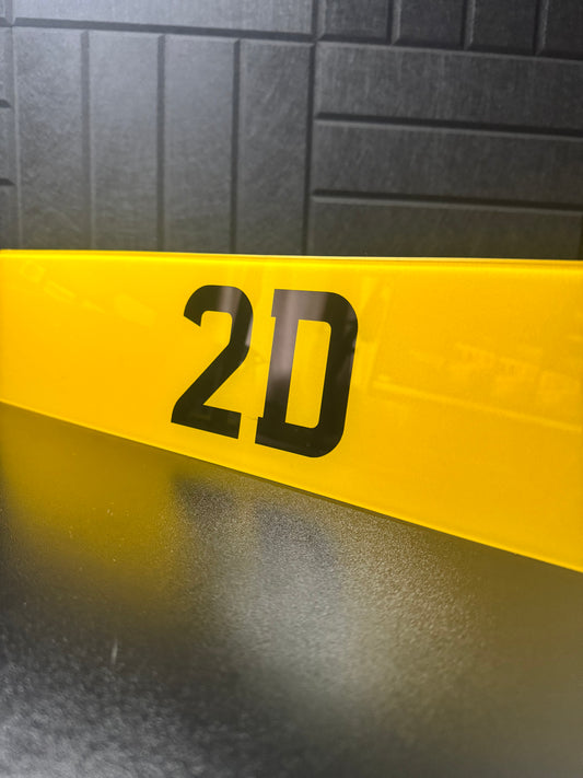 Premium 2D Printed Number Plates – Road Legal UK