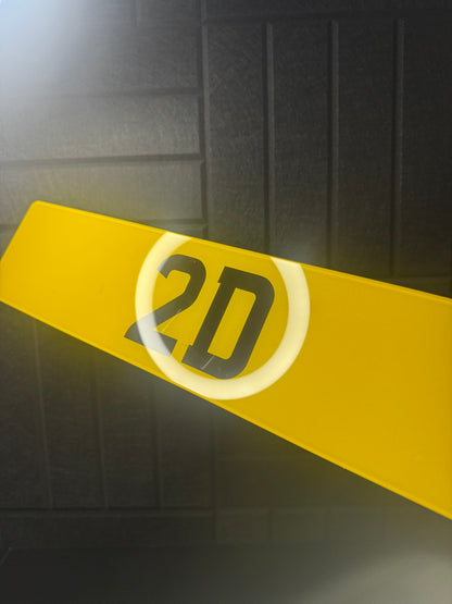 Premium 2D Printed Number Plates – Road Legal UK